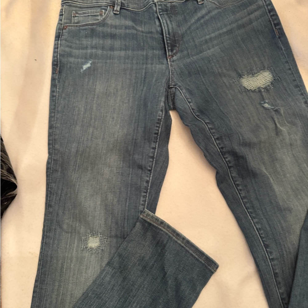 Distressed Denim Jeans